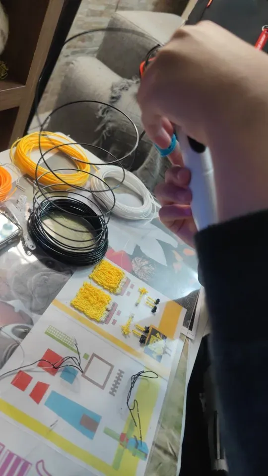 Création au stylo 3D Sculpio photographiée par un acheteur vérifié